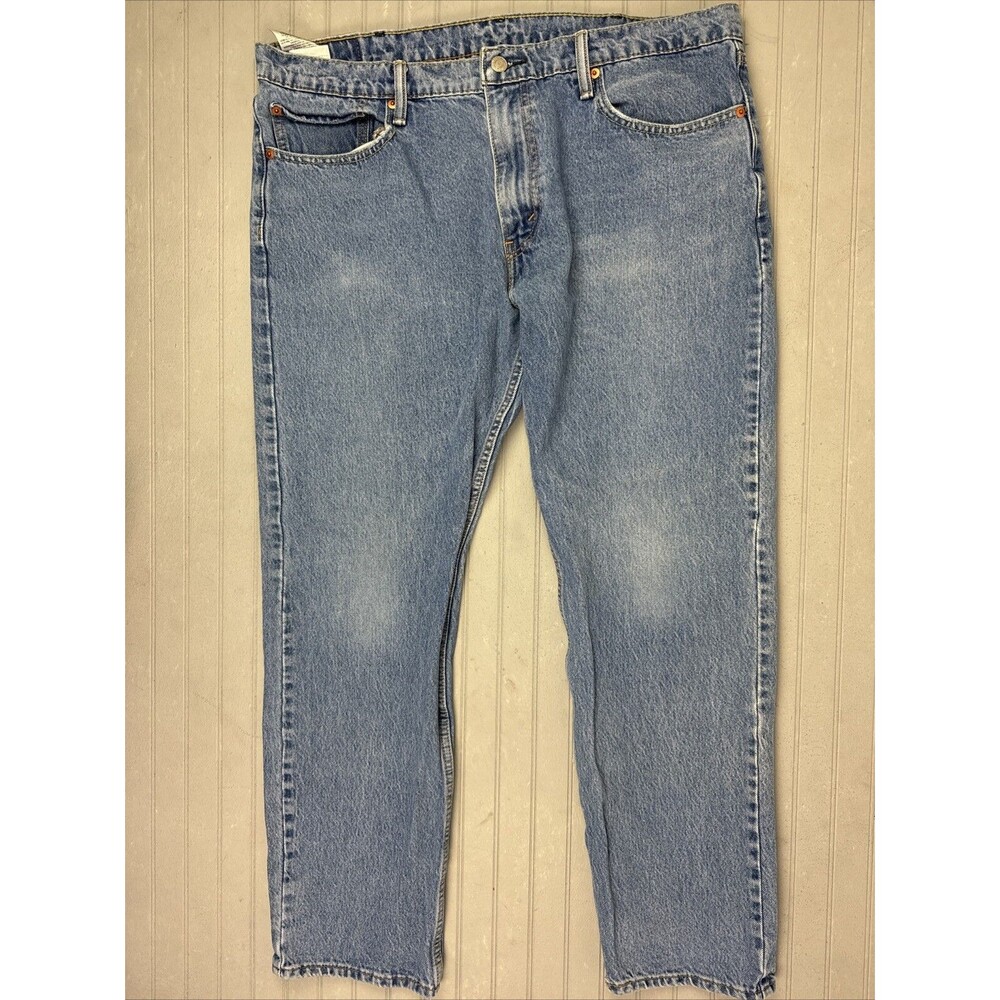 Levis 502 Size 38x32 Mens Jeans (Actual Inseam 29) Stretch Med Wash
